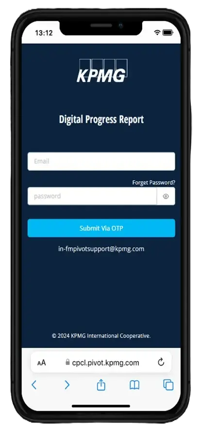 Contract Management System mobile view